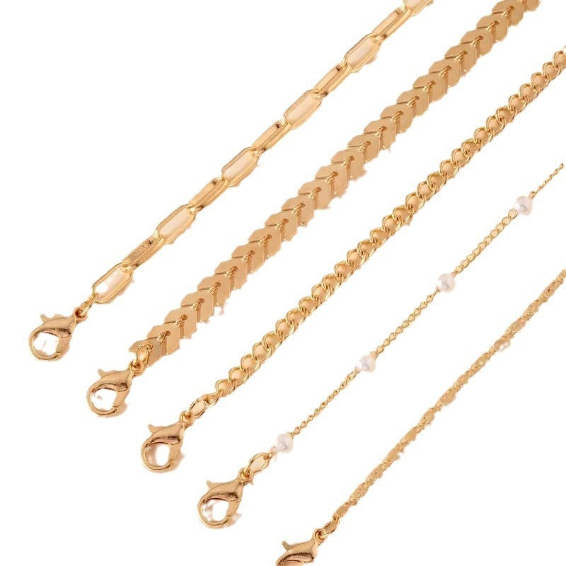 Shoreline Anklet Set