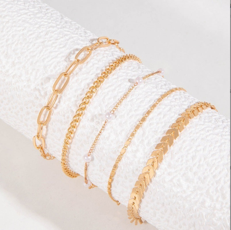 Shoreline Anklet Set