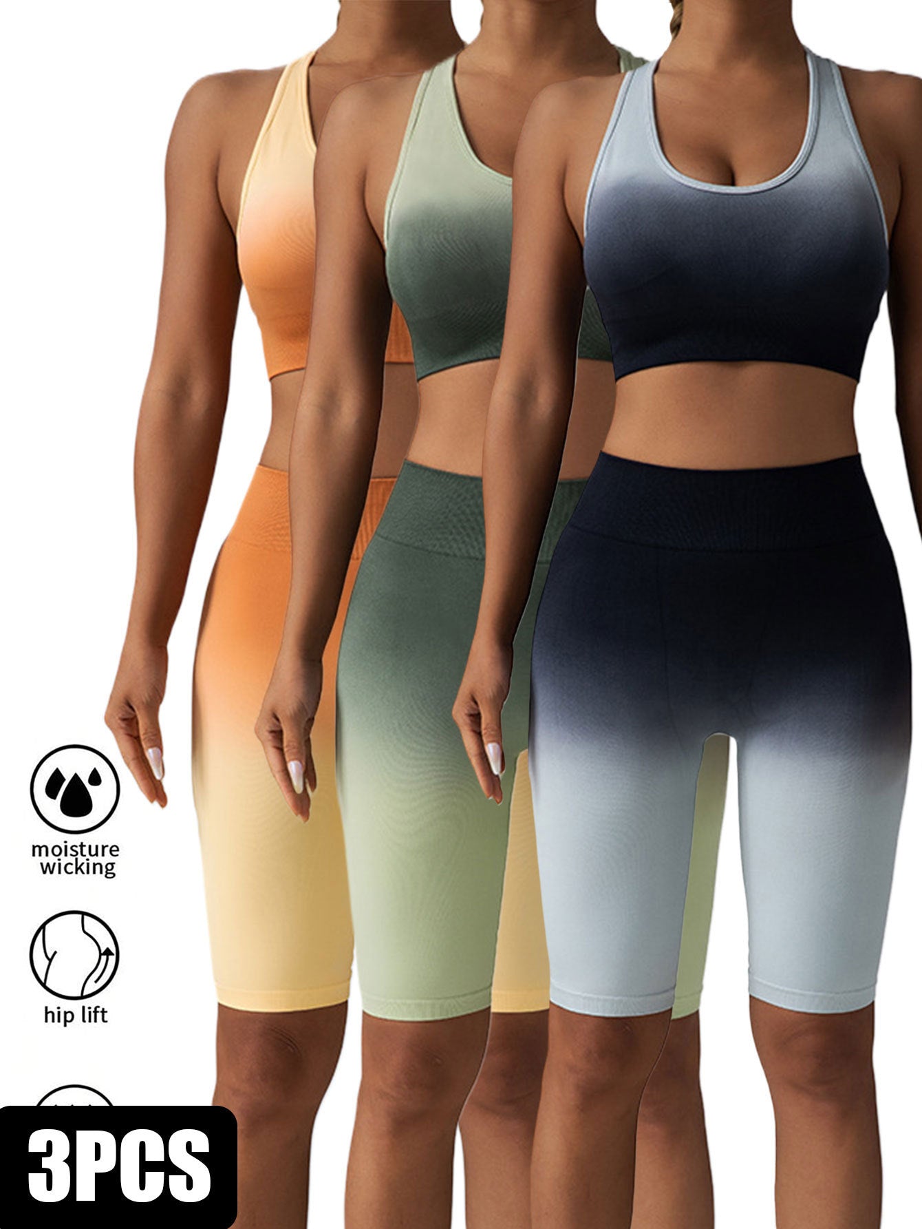 SculptCore Shorts – 3 Pack