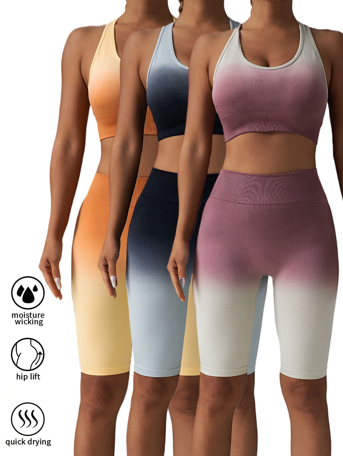 SculptCore Shorts – 3 Pack