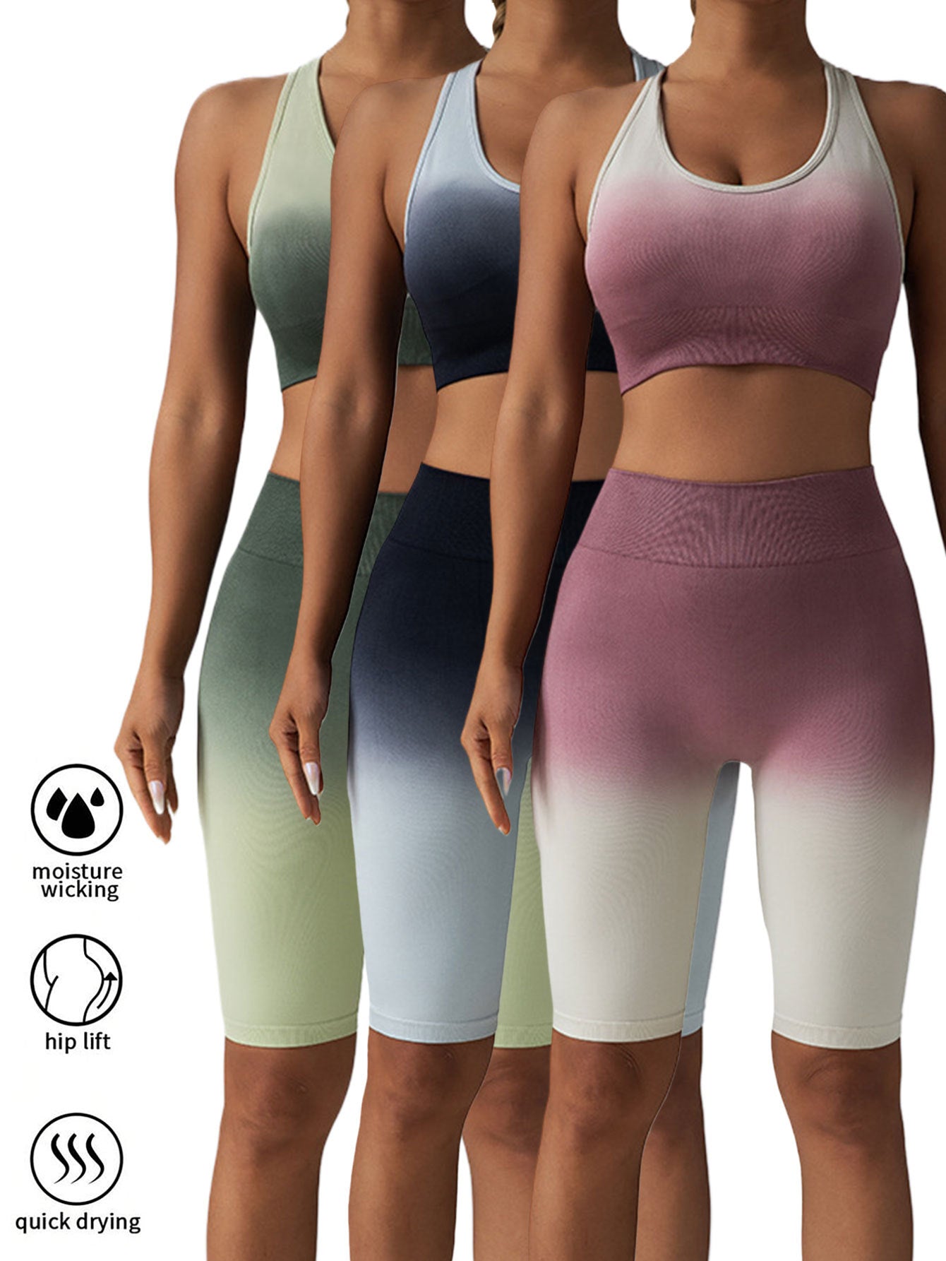 SculptCore Shorts – 3 Pack