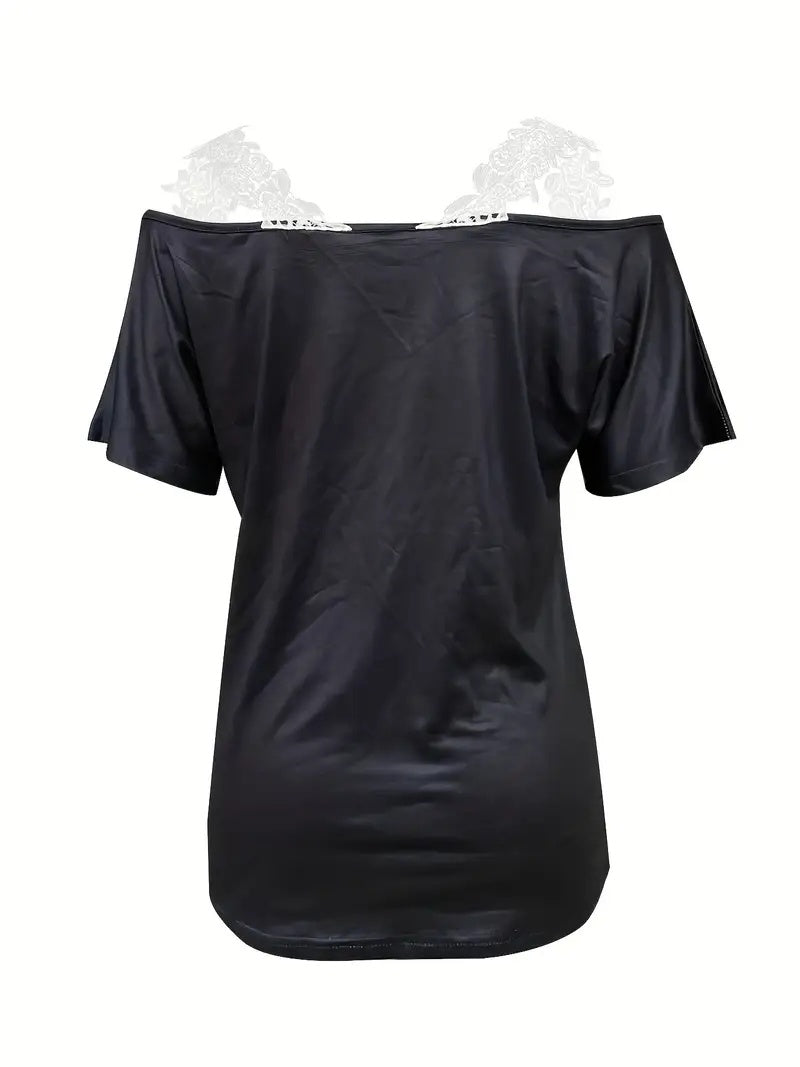 BloomLace Off-Shoulder Top