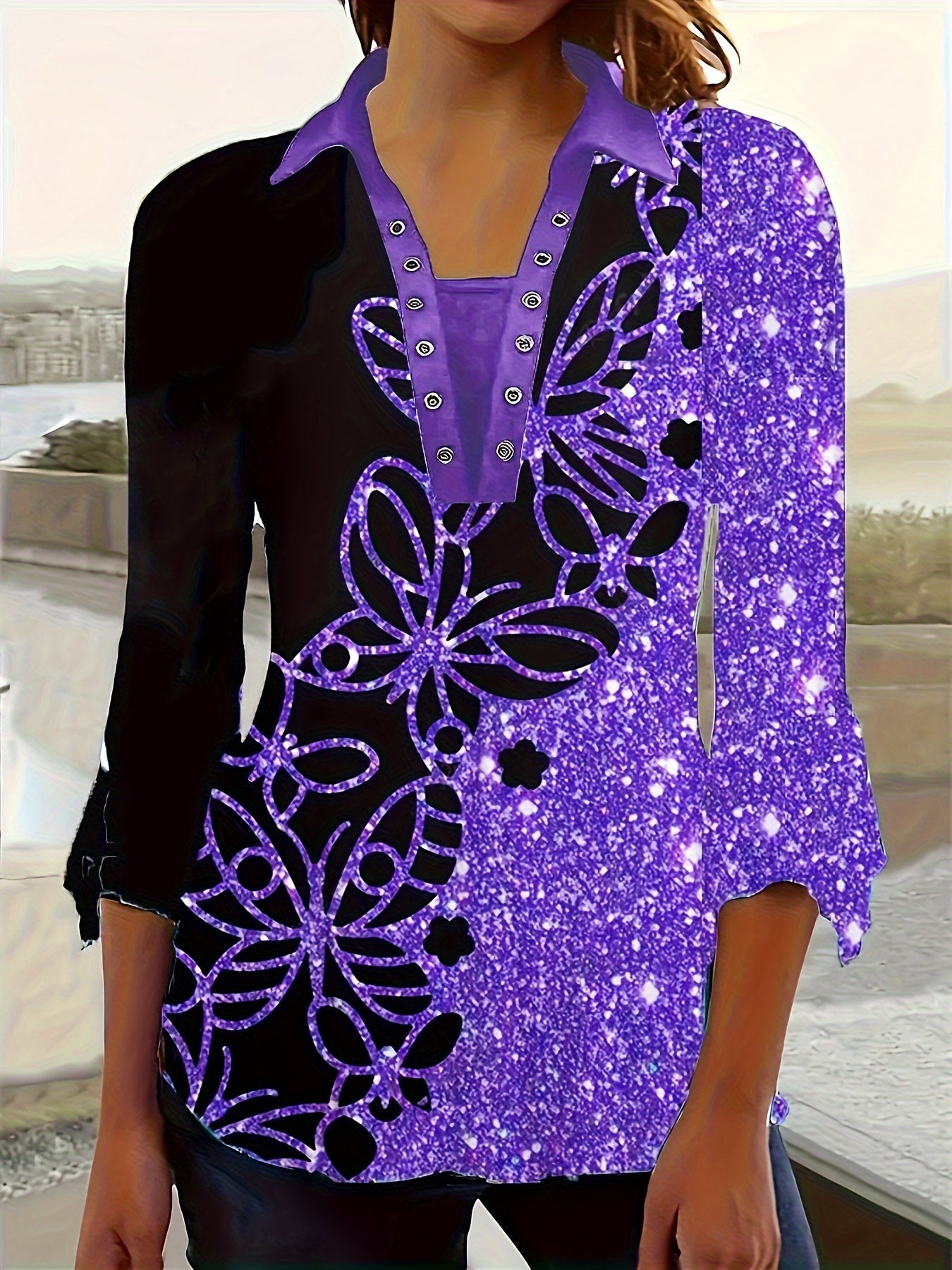Twilight Bloom Top